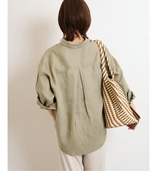 JOURNAL STANDARD relume「手洗い可 / カラーリネンオーバーサイズシャツ」|シャツ・ブラウス|