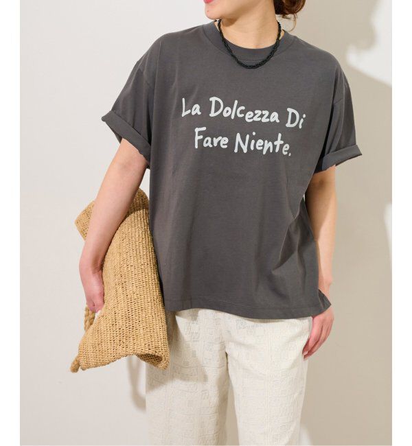 JOURNAL STANDARD relume「コットンペイントロゴTEE」|Tシャツ・カットソー|グレー