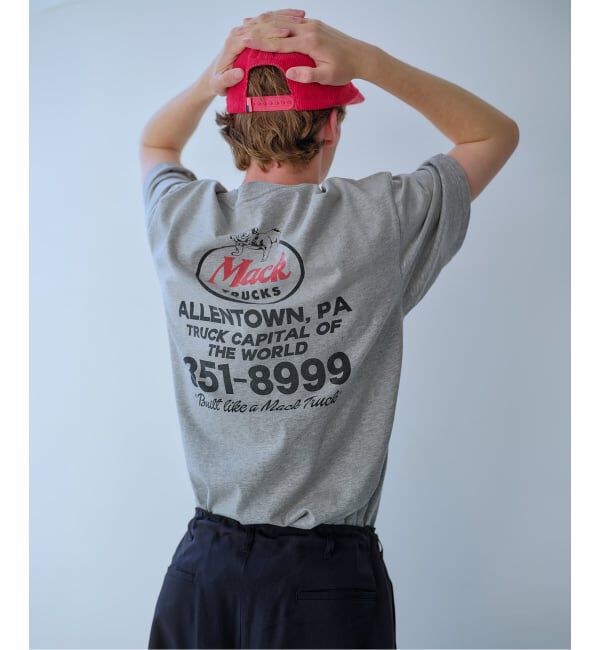 JOURNAL STANDARD relume「《追加》MACK TRUCKS / マック・トラックス 別注 フェード プリント Tシャツ」|Tシャツ・カットソー|
