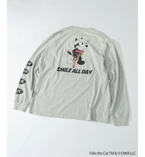 JOURNAL STANDARD relume「フィリックス・ザ・キャット &times; relume プリント ロング Tシャツ」|Tシャツ・カットソー|