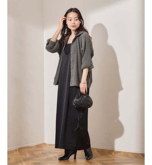 journal standard L'essage「【Gongdid Design】Knit pleated cardigan：カーディガン」|カーディガン|