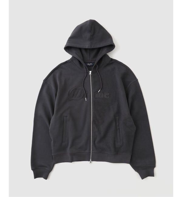 JOURNAL STANDARD「DIME / ダイム REVERSE FRENCH TERRY ZIP HOODIE」|パーカー|ブラック A