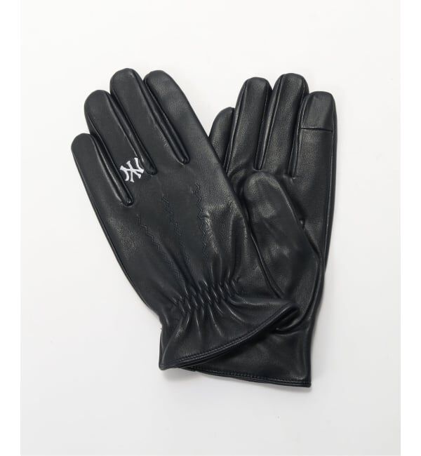 JOURNAL STANDARD relume「MLB &times; INFIELDER DESIGN MLB LEATHER GLOVE」|手袋|ネイビー