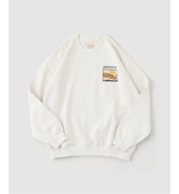 JOURNAL STANDARD「MALL / モール PRINT SWT CN」|スウェット・ジャージ|ホワイト