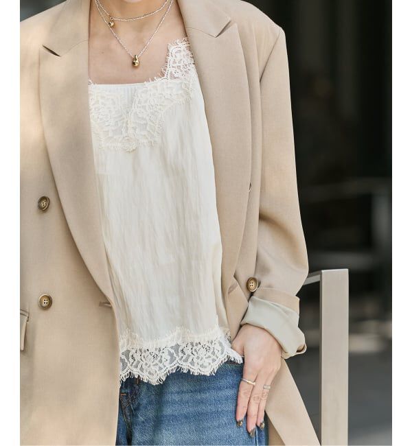 JOURNAL STANDARD「《追加予約2》フィブリルリヨセルキャミ」|シャツ・ブラウス|