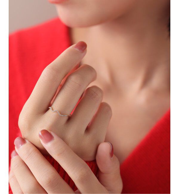 Lilas by Spick&Span「ビーチダイヤリング K10」|リング|