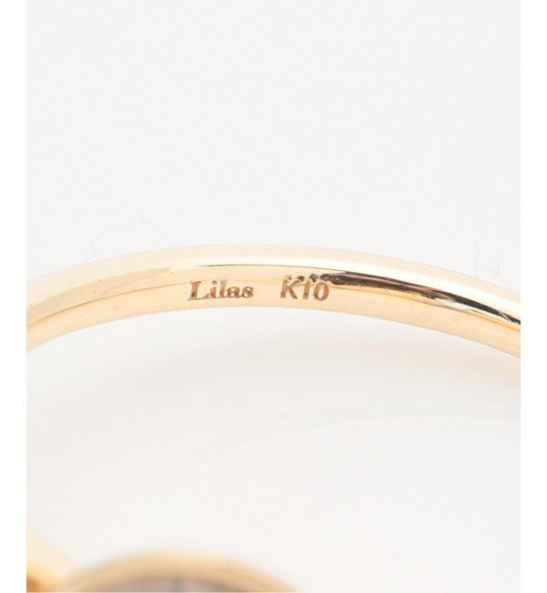 Lilas by Spick&Span「スフィアダブルクォーツリング K10」|リング|