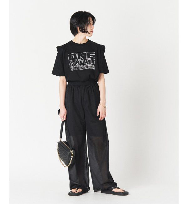 HARDY NOIR「カタパッドフウロゴプリントTEE3：カットソー」|Tシャツ・カットソー|