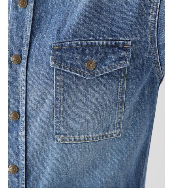 Spick and Span「51/2 ONE-PIECE LINE DENIM」|ワンピース|