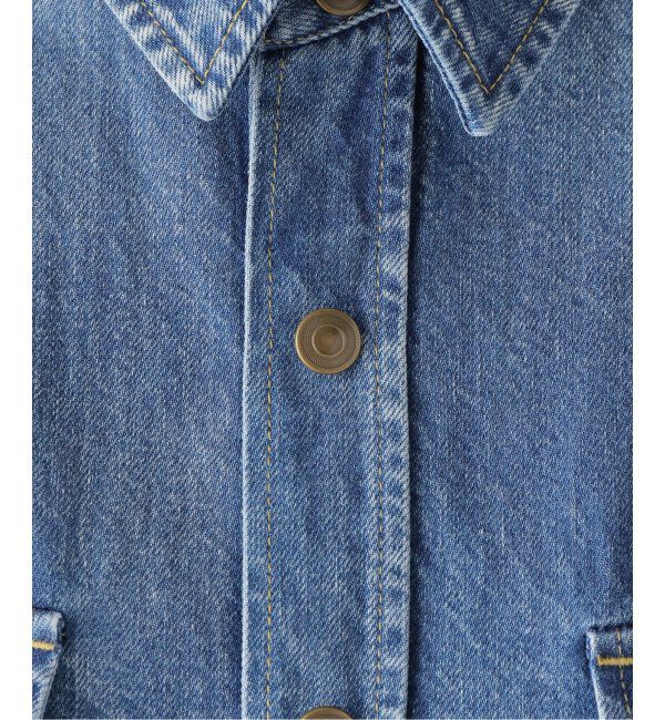 Spick and Span「51/2 ONE-PIECE LINE DENIM」|ワンピース|