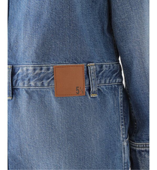 Spick and Span「51/2 ONE-PIECE LINE DENIM」|ワンピース|