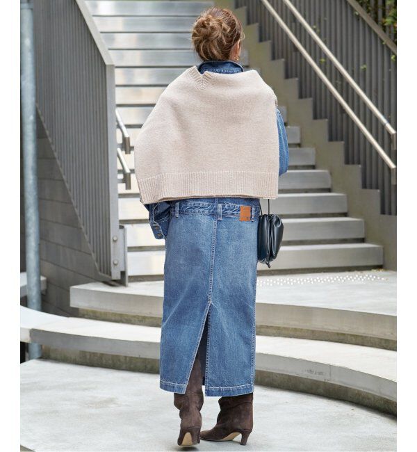 Spick and Span「51/2 ONE-PIECE LINE DENIM」|ワンピース|