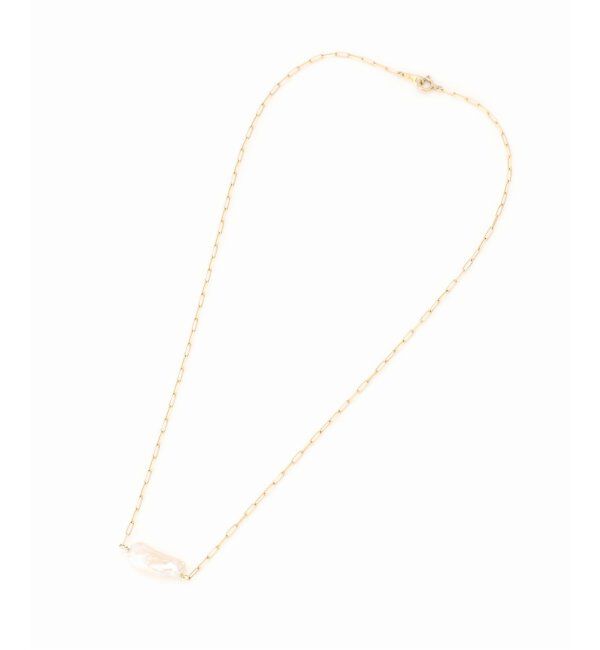 Lilas by Spick&Span「ビワパールチェーンネックレス K10」|ネックレス|