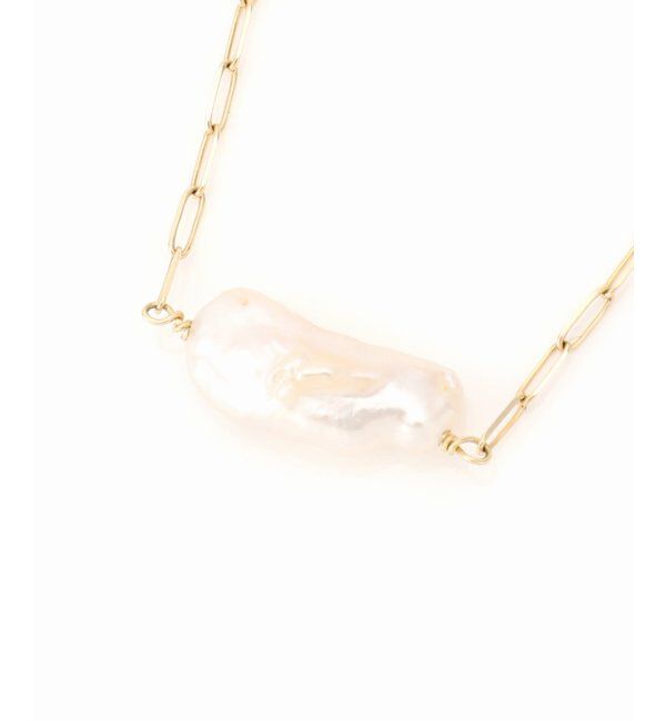 Lilas by Spick&Span「ビワパールチェーンネックレス K10」|ネックレス|