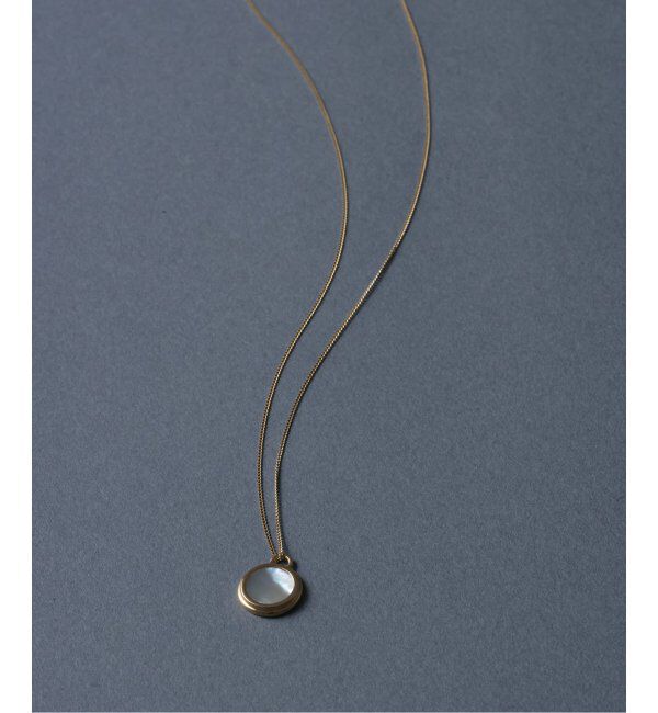 Lilas by Spick&Span「サークルシェルネックレス K10」|ネックレス|