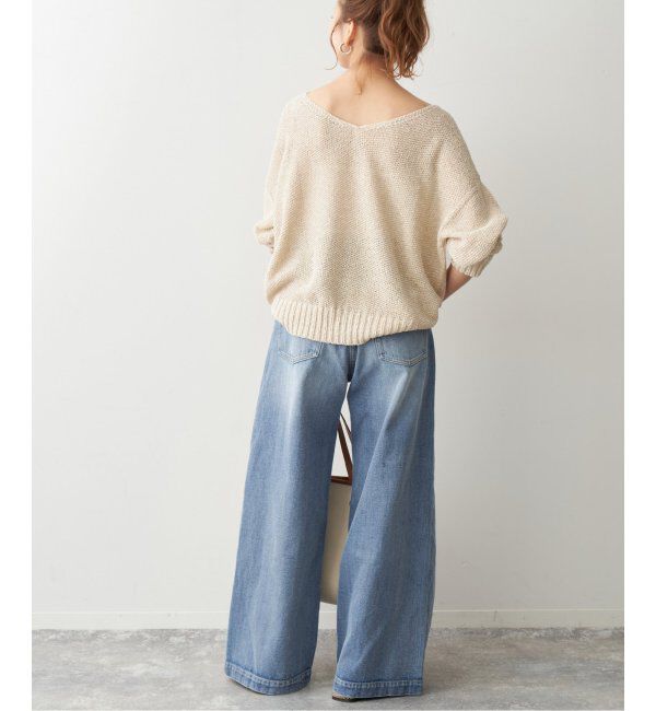 Spick and Span「5 1/2 BAGGY DENIM」|デニム|