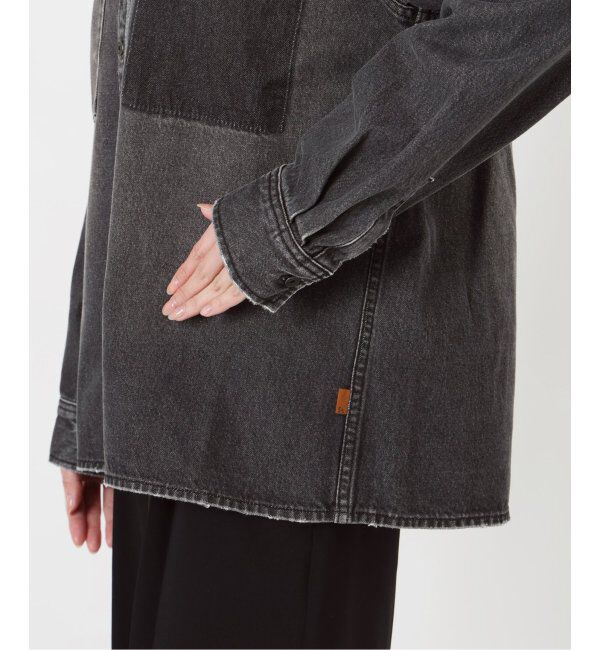 Spick and Span「《WEB限定 / 追加》5 1/2 SOFT DENIM SHIRT」|シャツ・ブラウス|