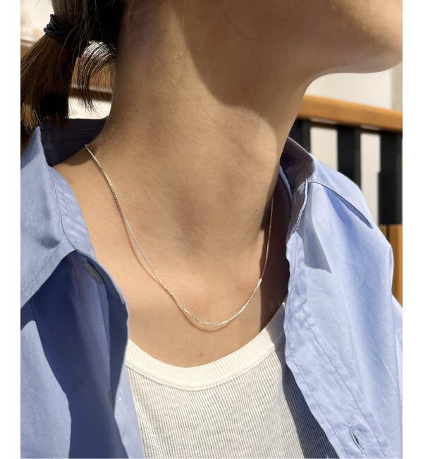 FRAMeWORK「SASKIA DIEZ/サスキア ディツ FINE NECKLACE CUBIC (シルバー)」|ネックレス|シルバー