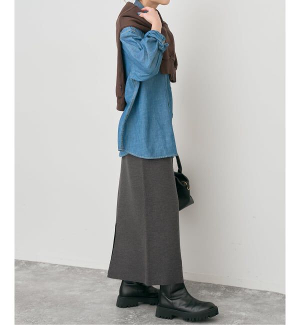 Spick and Span「ミラノリブニットスカート」|スカート|