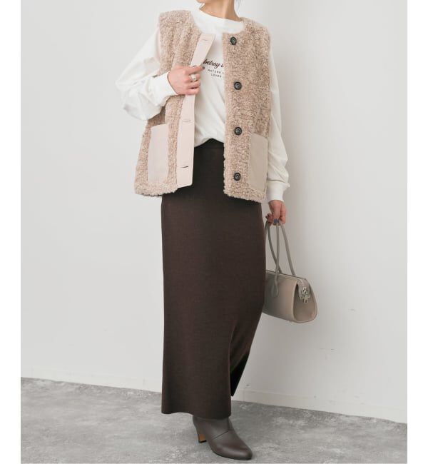 Spick and Span「ミラノリブニットスカート」|スカート|