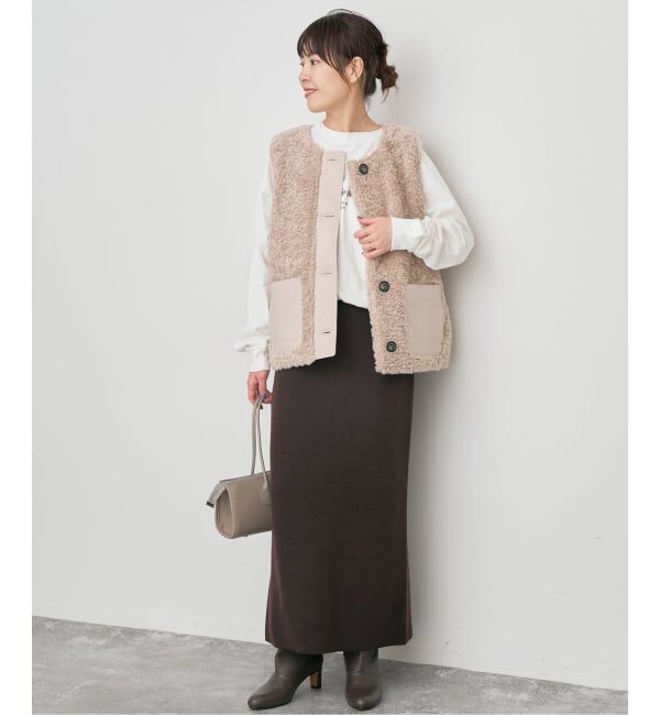 Spick and Span「ミラノリブニットスカート」|スカート|