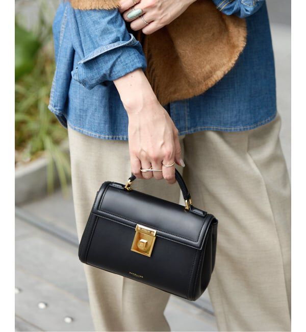 Spick and Span「《一部店舗+WEB限定》DEMELLIER/デメリエー PARIS HANDBAG」|ショルダー・メッセンジャー|ブラック