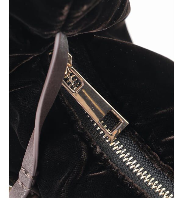 NOBLE「LEVERNIS/ルベル二 Poire velvet bag」|ショルダー・メッセンジャー|