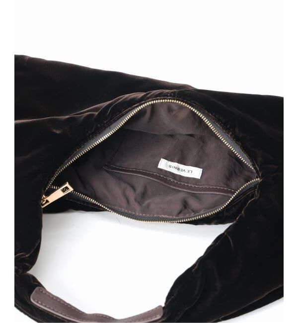 NOBLE「LEVERNIS/ルベル二 Poire velvet bag」|ショルダー・メッセンジャー|