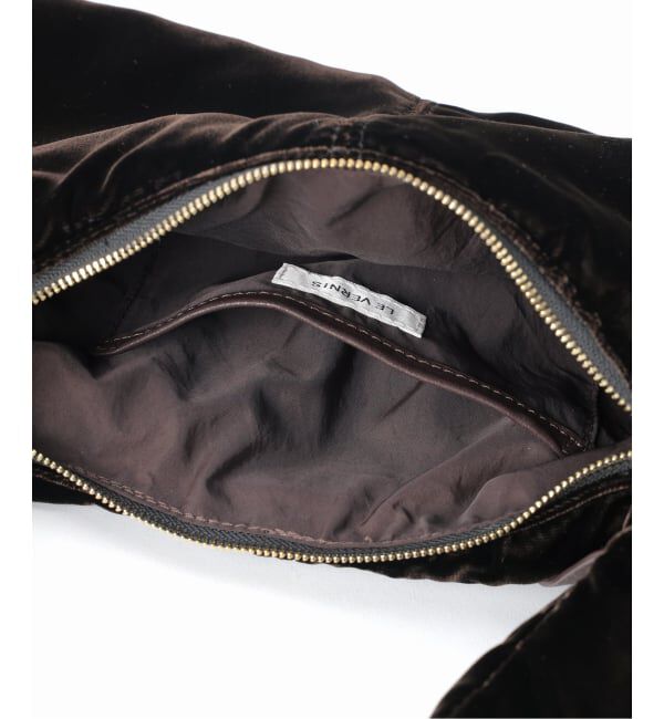 NOBLE「LEVERNIS/ルベル二 Poire velvet bag」|ショルダー・メッセンジャー|