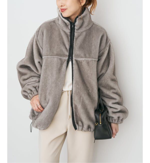 Spick and Span「PROTAGONISTA/プロタゴニスタ 別注 ファーブルゾン」|その他|グレーA