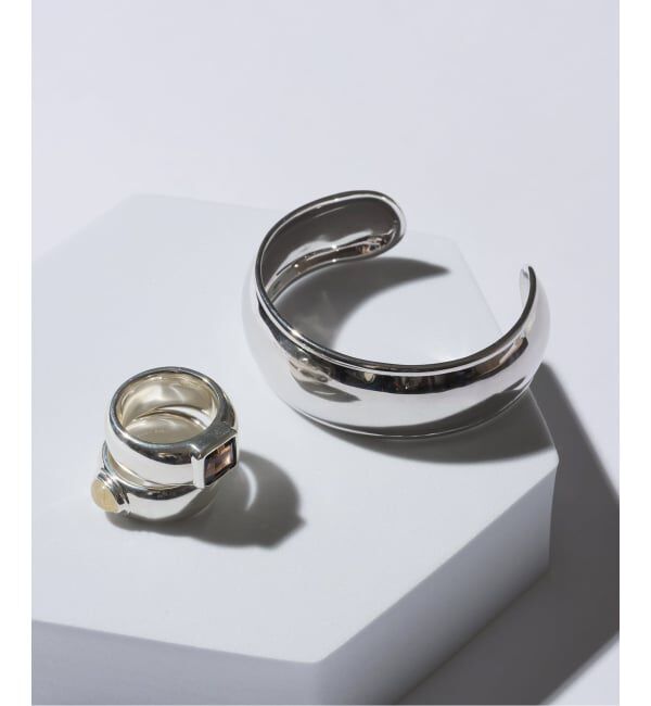 Spick and Span「【SAMH by LILAS】20mmワイドバングル SV」|ブレスレット・バングル|