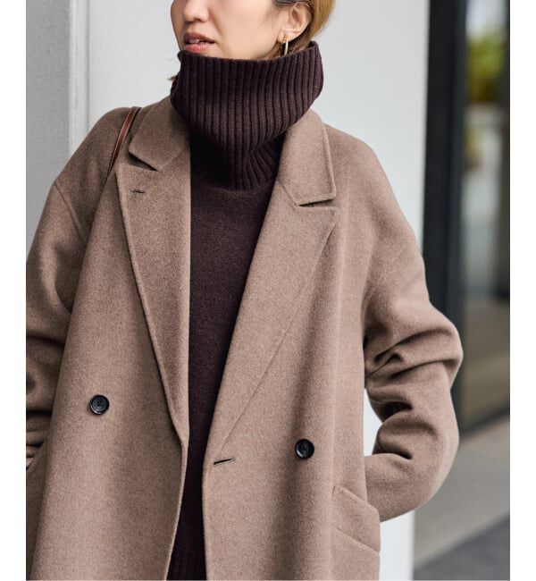 ≪追加予約≫SUPER160'sダブルブレストコート 5（FRAMeWORK）｜ルミネ