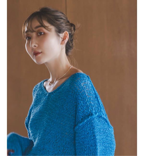 NOBLE「《26SS先行予約》ELODIE ローゲージ ニット」|ニット・セーター|