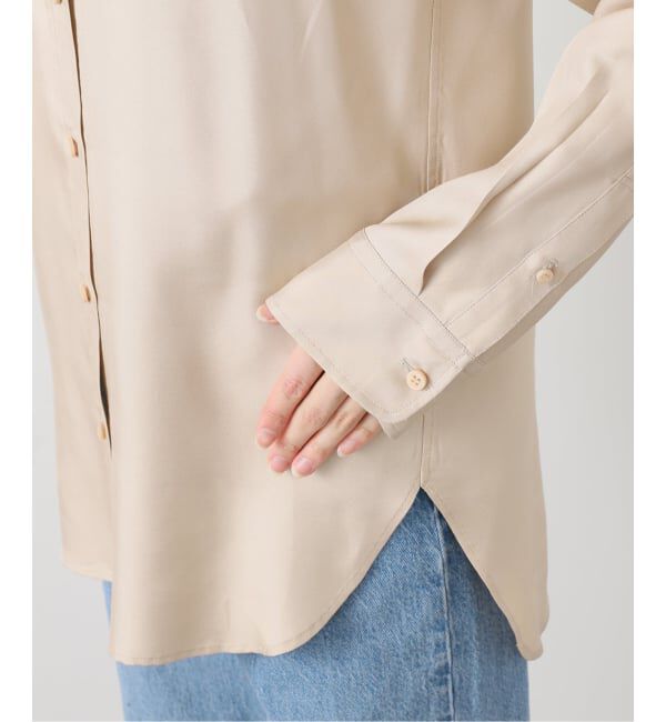 FRAMeWORK「Raspail/ラスパイユ シルクシャツ」|シャツ・ブラウス|