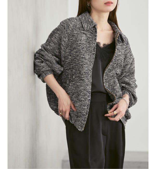予約》COUTURE D'ADAM/クチュール ド アダム Summer Tweed ZIP JK