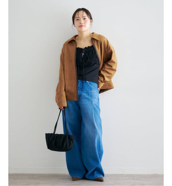 U by SPICK&SPAN「《予約》フェイクスエードブルゾン」|その他|