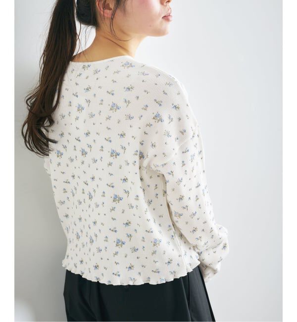 U by SPICK&SPAN「《予約》ワッフルプルオーバー」|Tシャツ・カットソー|