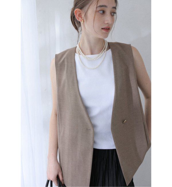  「【洗える】ノーカラージレ」|その他|