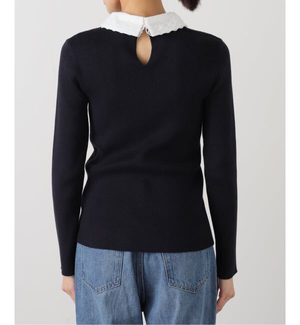  「2WAYレースカラーニット」|ニット・セーター|