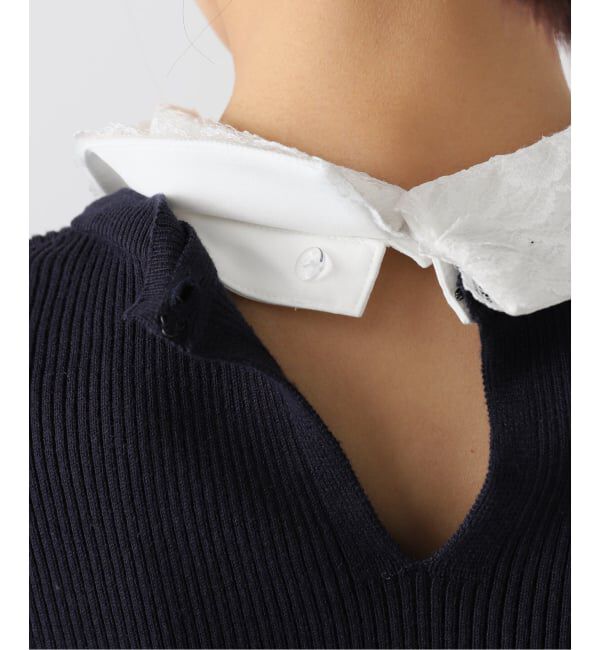  「2WAYレースカラーニット」|ニット・セーター|