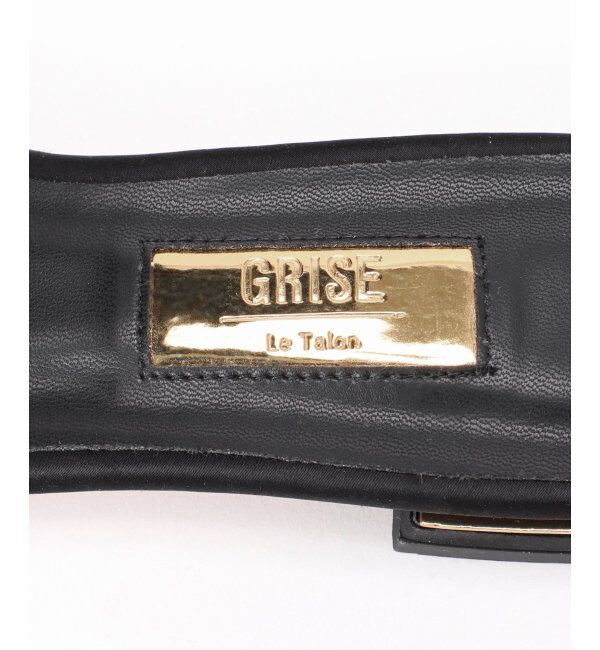  「GRISEメタルモチーフストラップフラットサンダル」|サンダル|