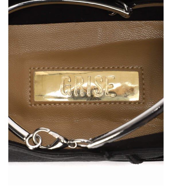 GRISE「《追加予約》GRISEレザースクエアクロスシームアンクルフラット」|その他|