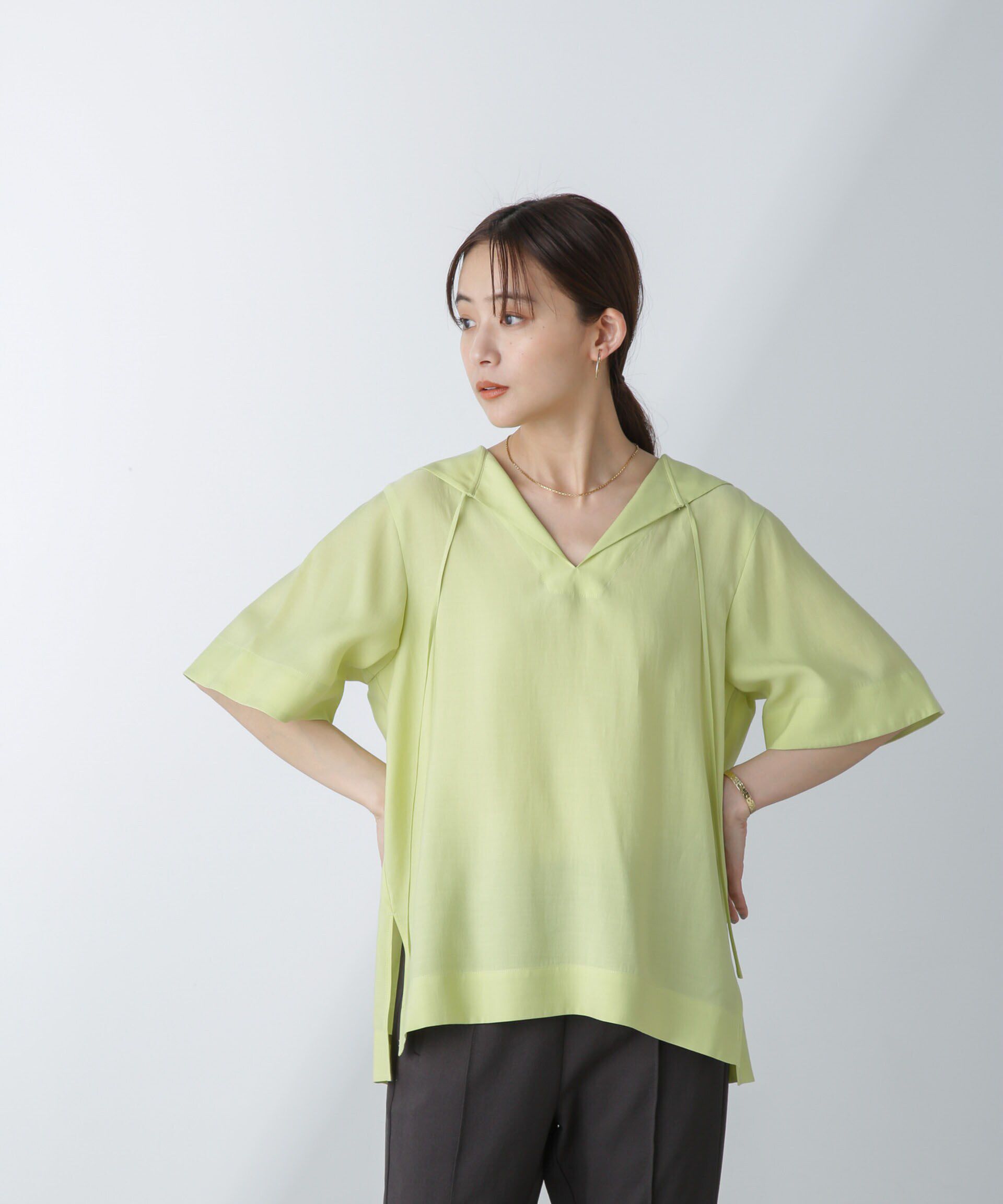 nano･universe「セーラーカラーブラウス」|シャツ・ブラウス|