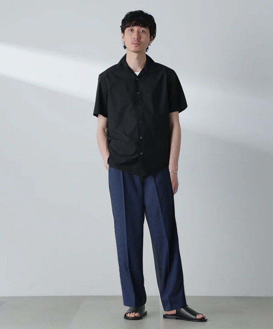 nano･universe「「MC」coveross(R)カッタウェイカラーシャツ(セットアップ可)」|シャツ・ブラウス|