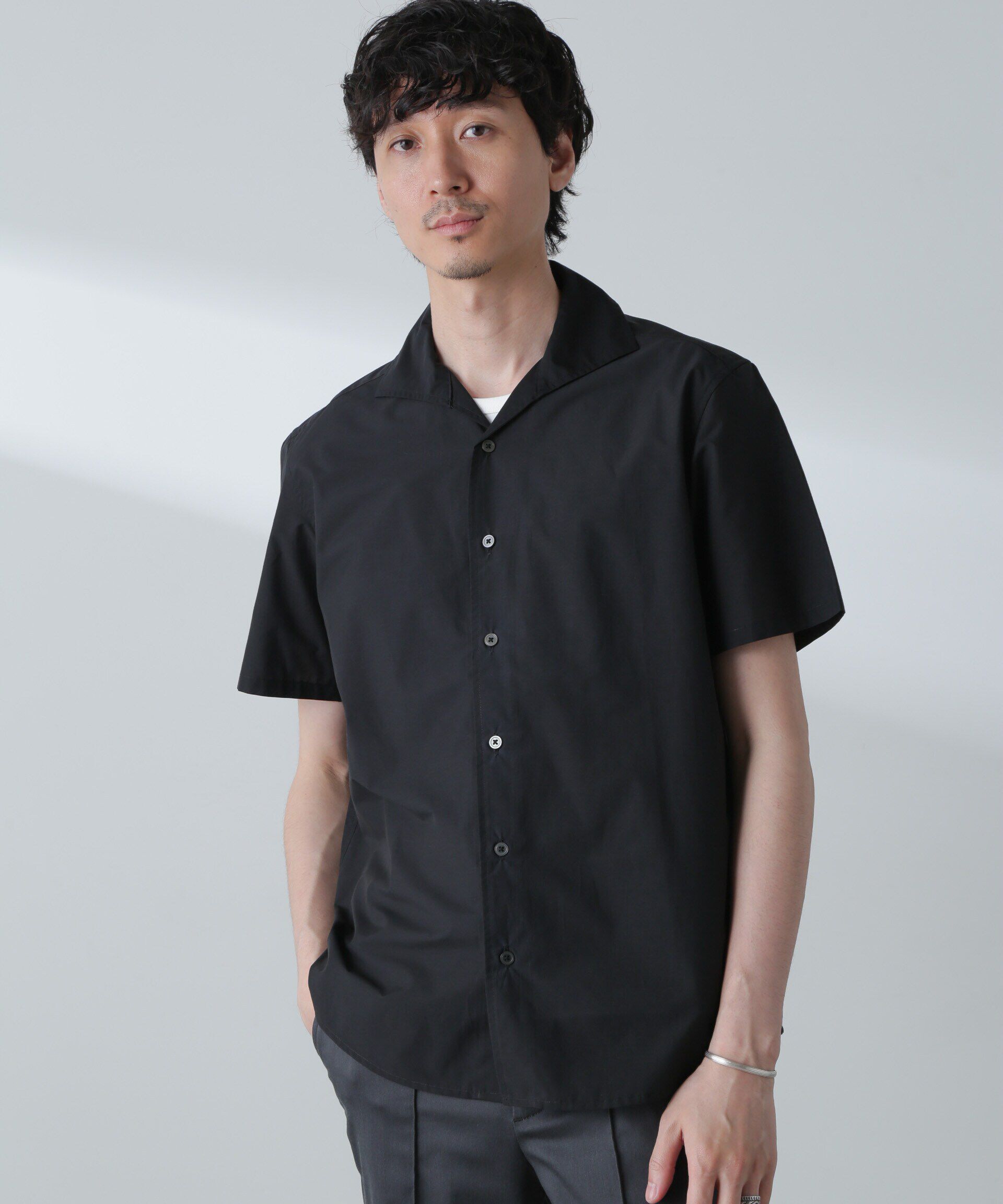 nano･universe「「MC」coveross(R)カッタウェイカラーシャツ(セットアップ可)」|シャツ・ブラウス|