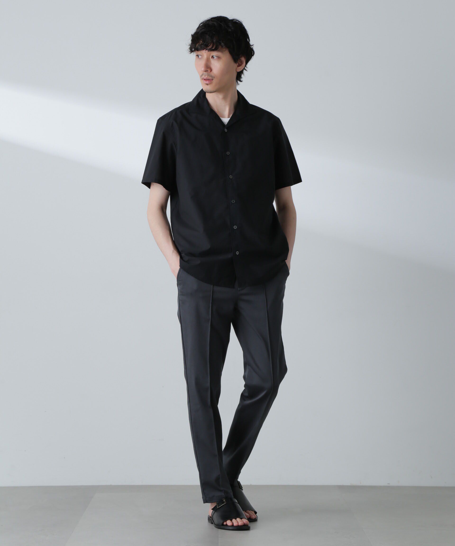 nano･universe「「MC」coveross(R)カッタウェイカラーシャツ(セットアップ可)」|シャツ・ブラウス|