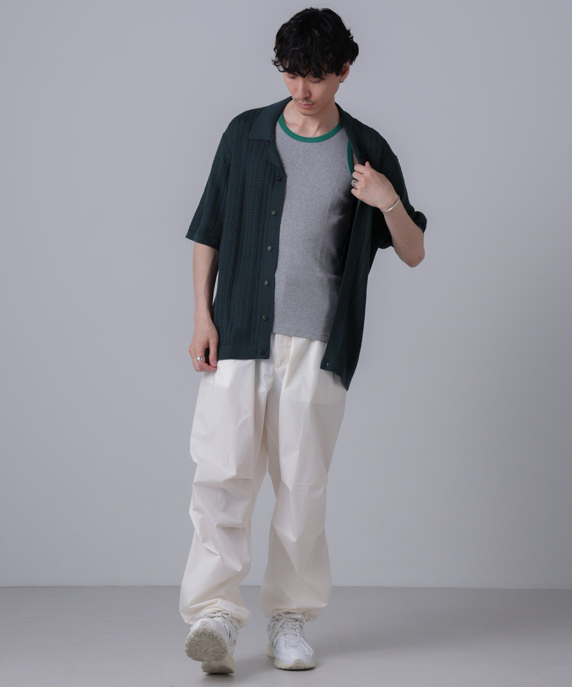 nano･universe「「NJ/CLUB」PARKSTOCK MILLER別注 パネルリブタンクトップ」|Tシャツ・カットソー|