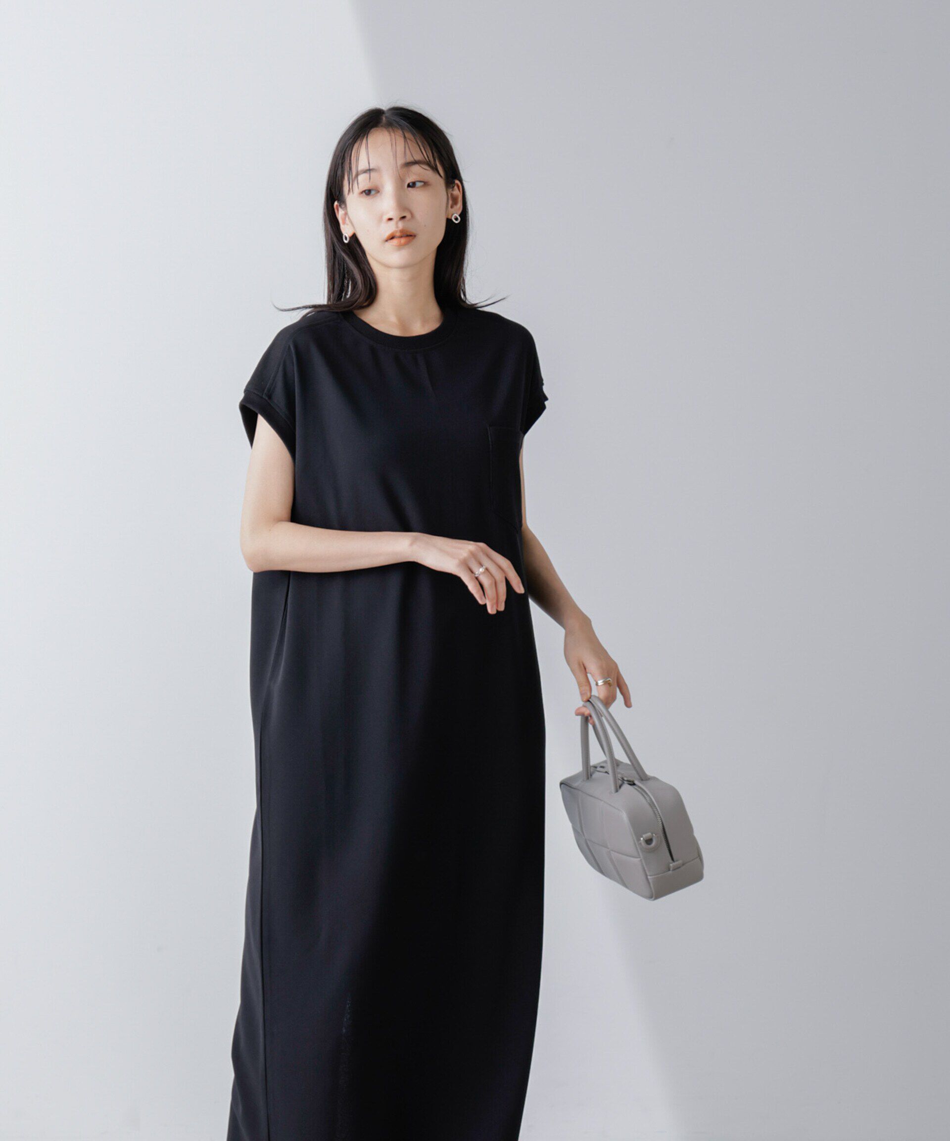 nano･universe「胸ポケットノースリーブワンピース」|ワンピース|