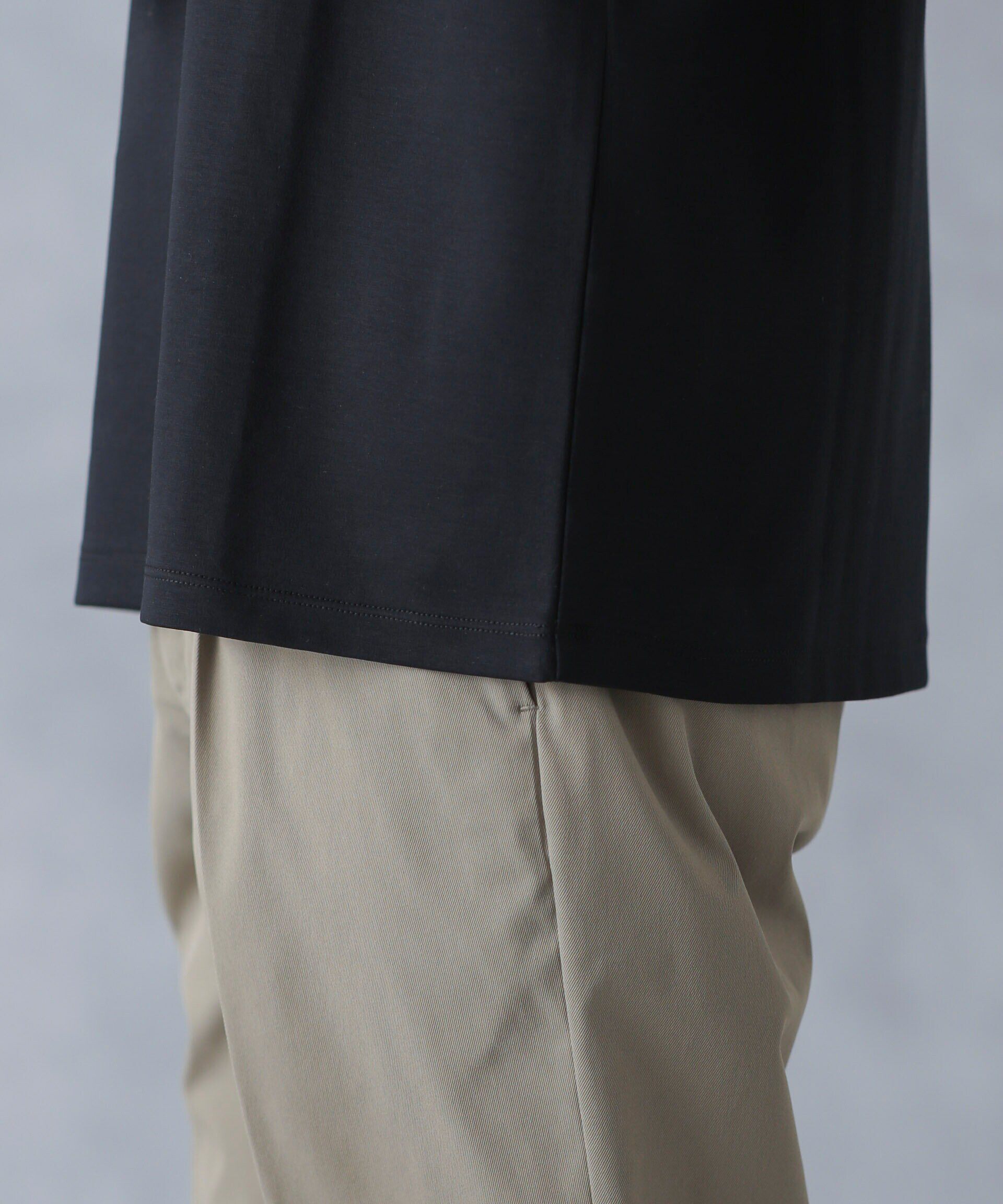 nano･universe「ジャケT(R)プレミアム クルーネック 半袖」|Tシャツ・カットソー|