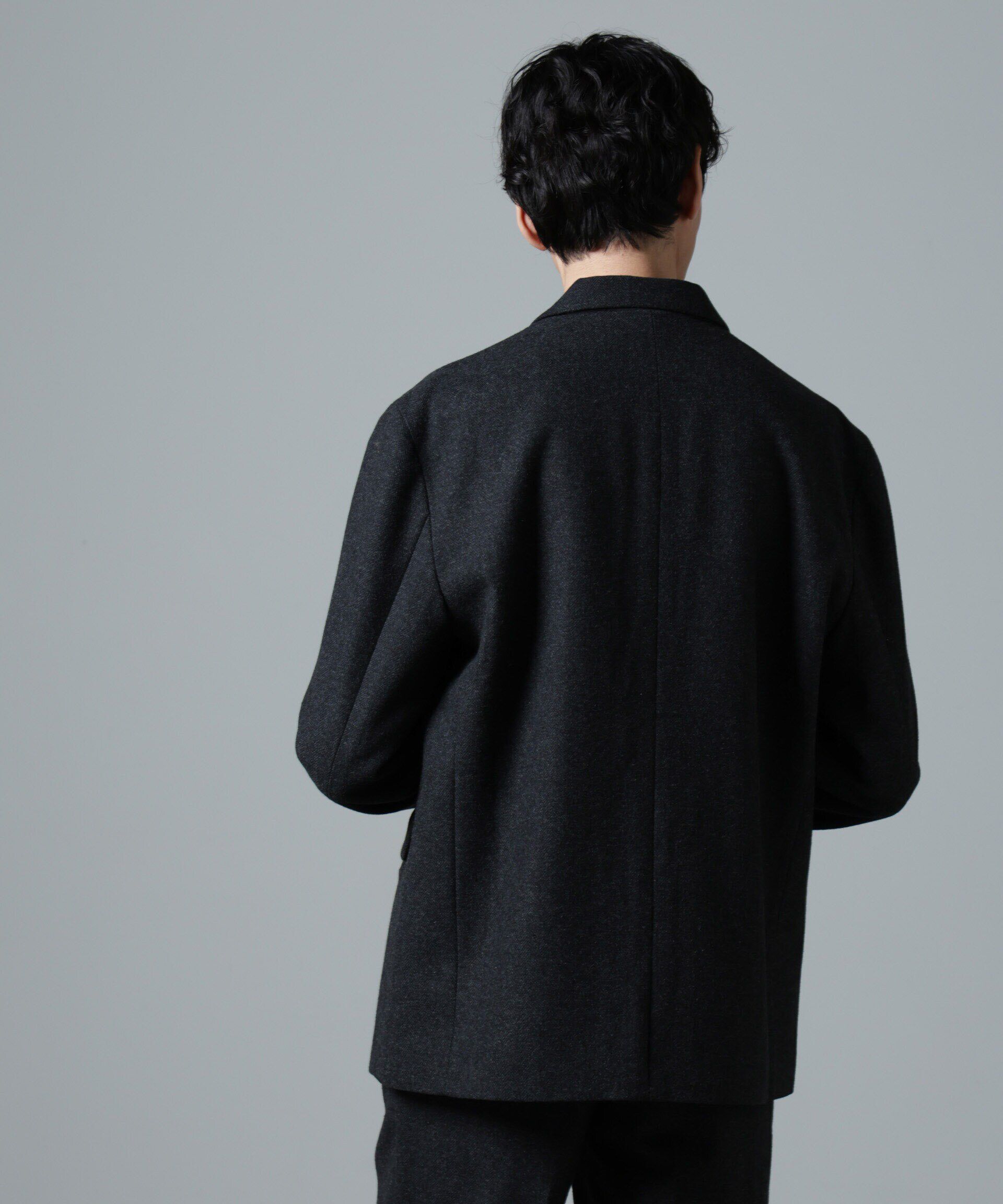 nano･universe「ヘリンボーンセミワイドジャケット(セットアップ可)」|テーラードジャケット|